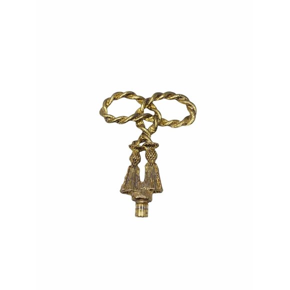 Antique Crystal and Brass Refillable Perfume Bottle I.W. RICE HICE Made in Japan - Picture 10 of 12